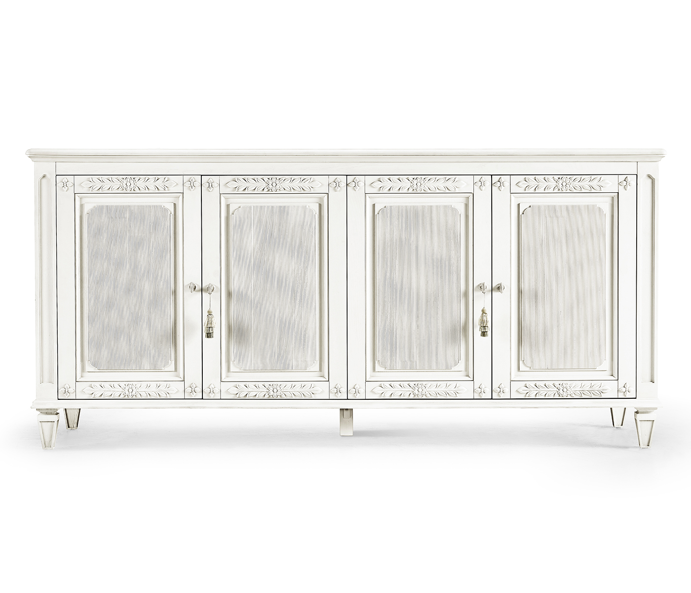 White Crepuscular Credenza