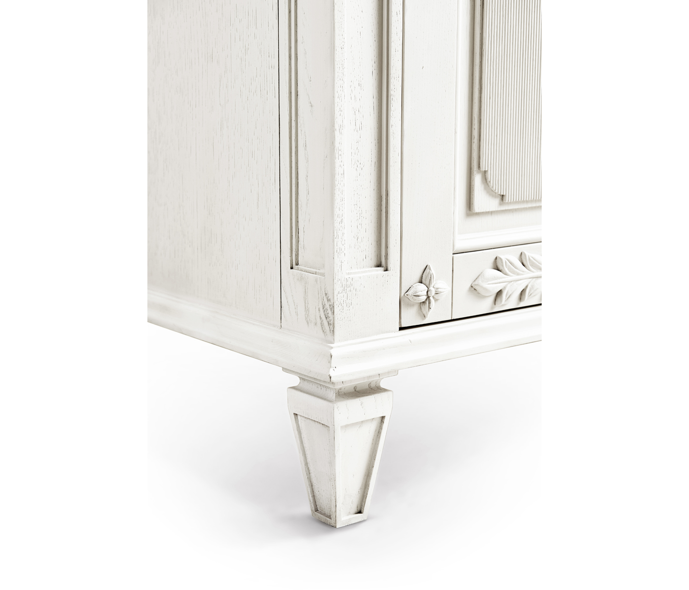 White Crepuscular Credenza