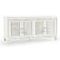 White Crepuscular Credenza