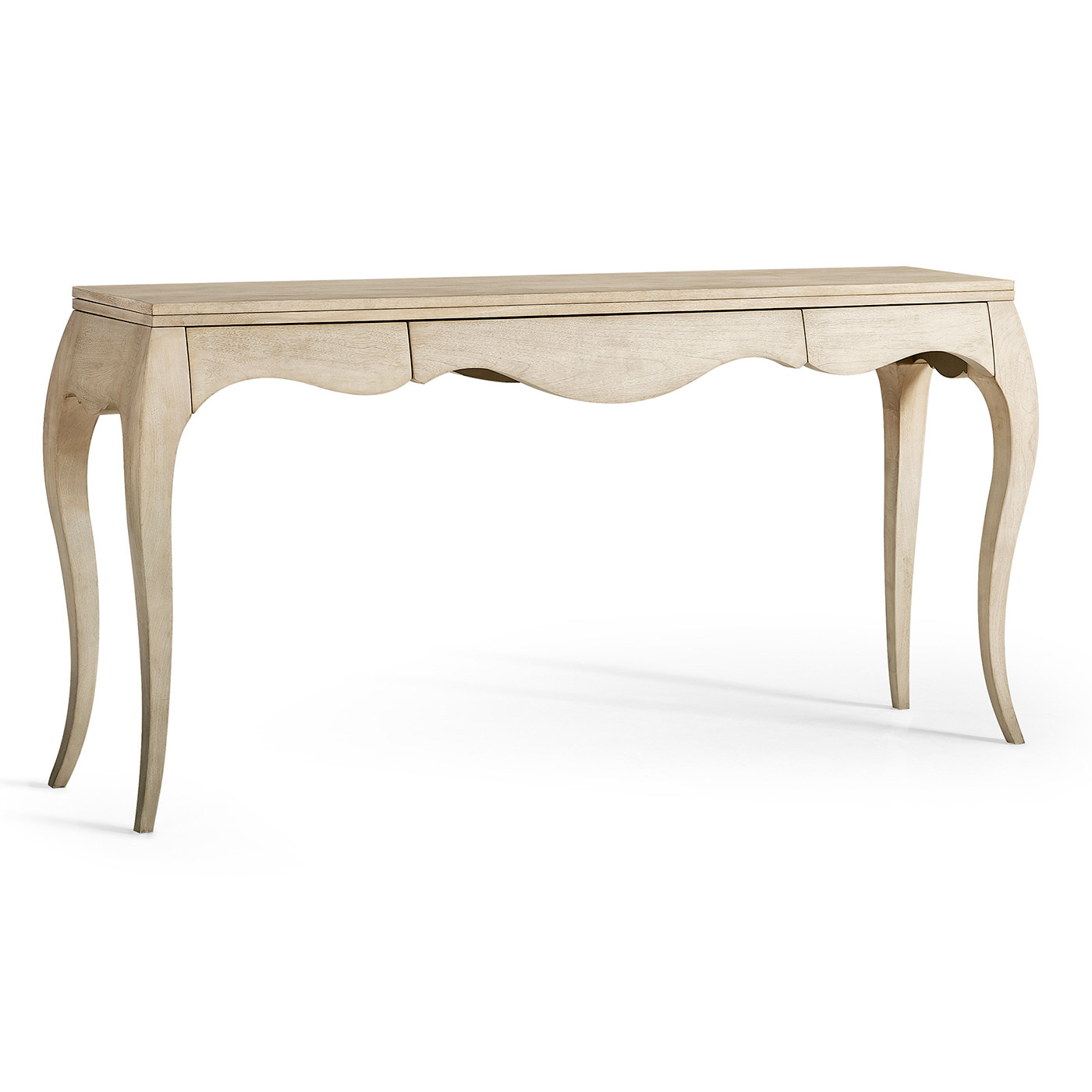 Disk Flip Top Console Table