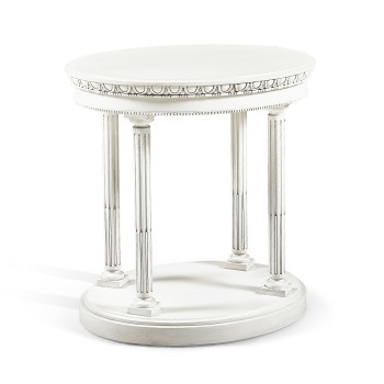Isobar Oval End Table