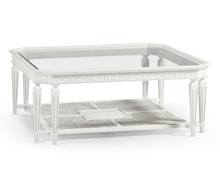 Graupel Square Cocktail Table W/ Clipped Corners