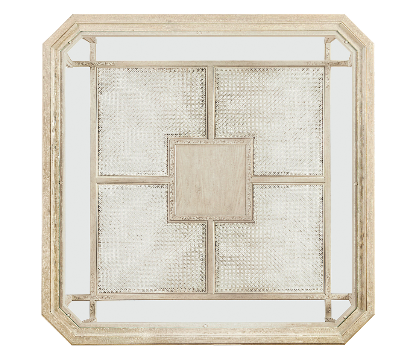 Nimbus Square Cocktail Table W/ Clipped Corners