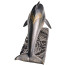 Killer Whale Bronze Statue with Marble Base