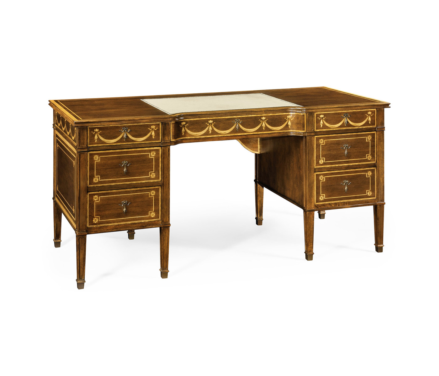 Mahogany sheraton inspired writing desk