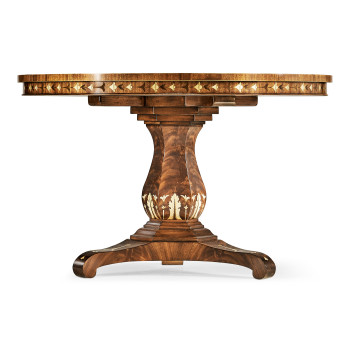 Mahogany Round Dining Table 48