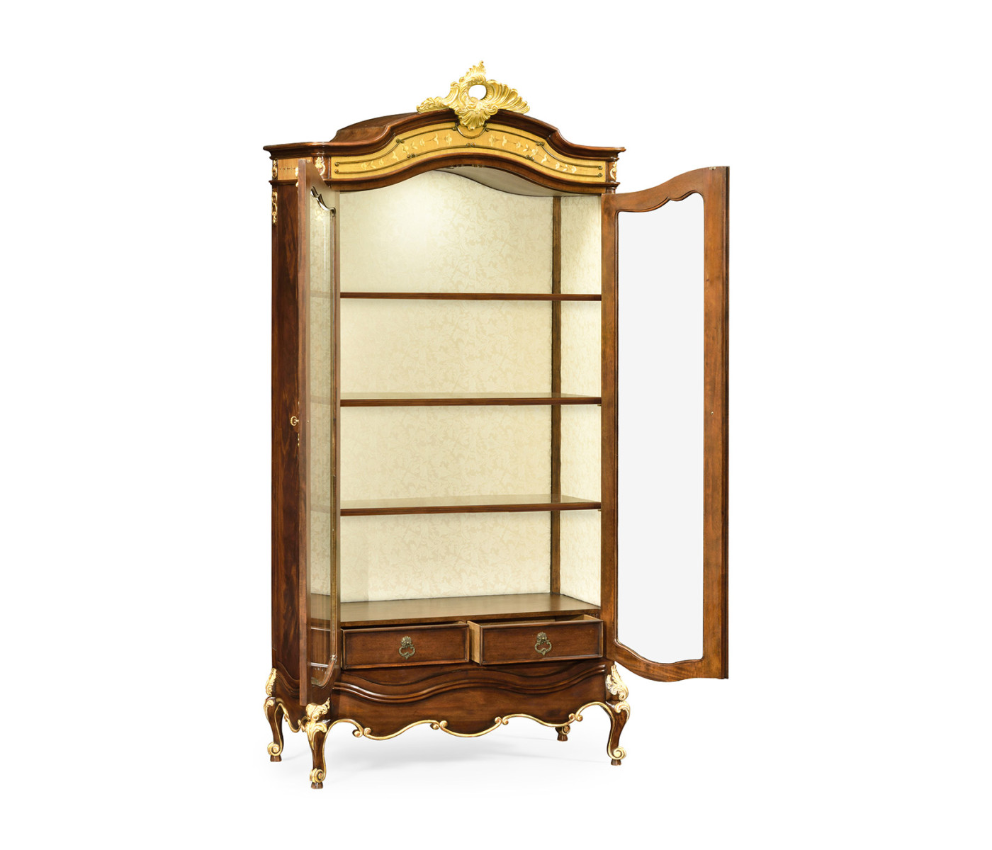 French Provincial Mahogany Armoire