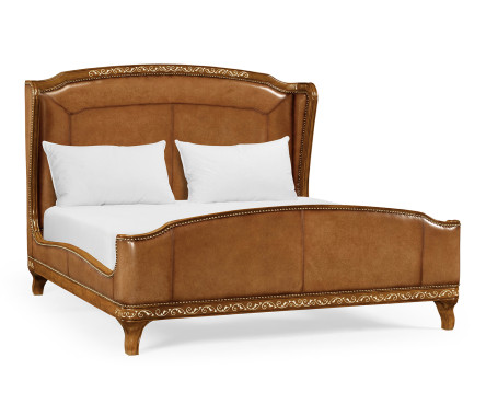Louis XV Style Burl Walnut UK King Bed