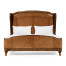 Louis XV Style Burl Walnut UK Queen Bed