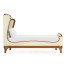 Louis XV Style Burl Walnut US Queen Bed