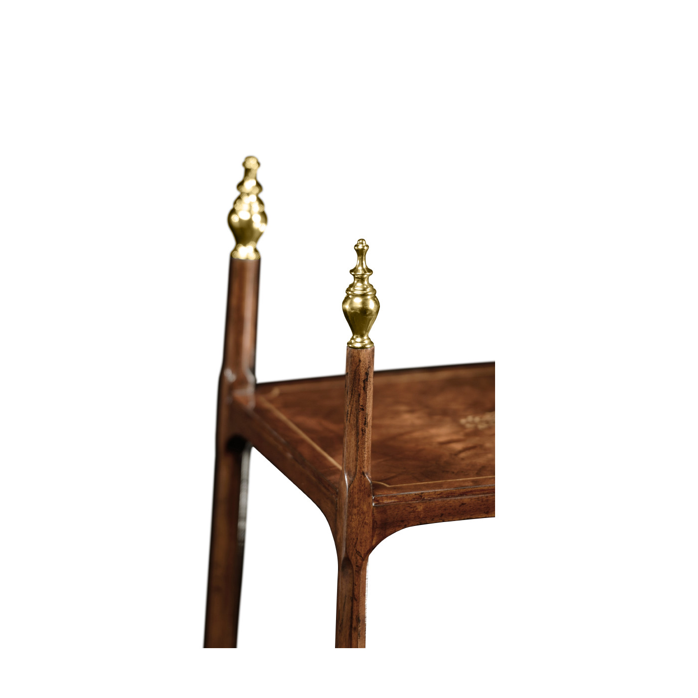 Regency style mahogany four tier étagère