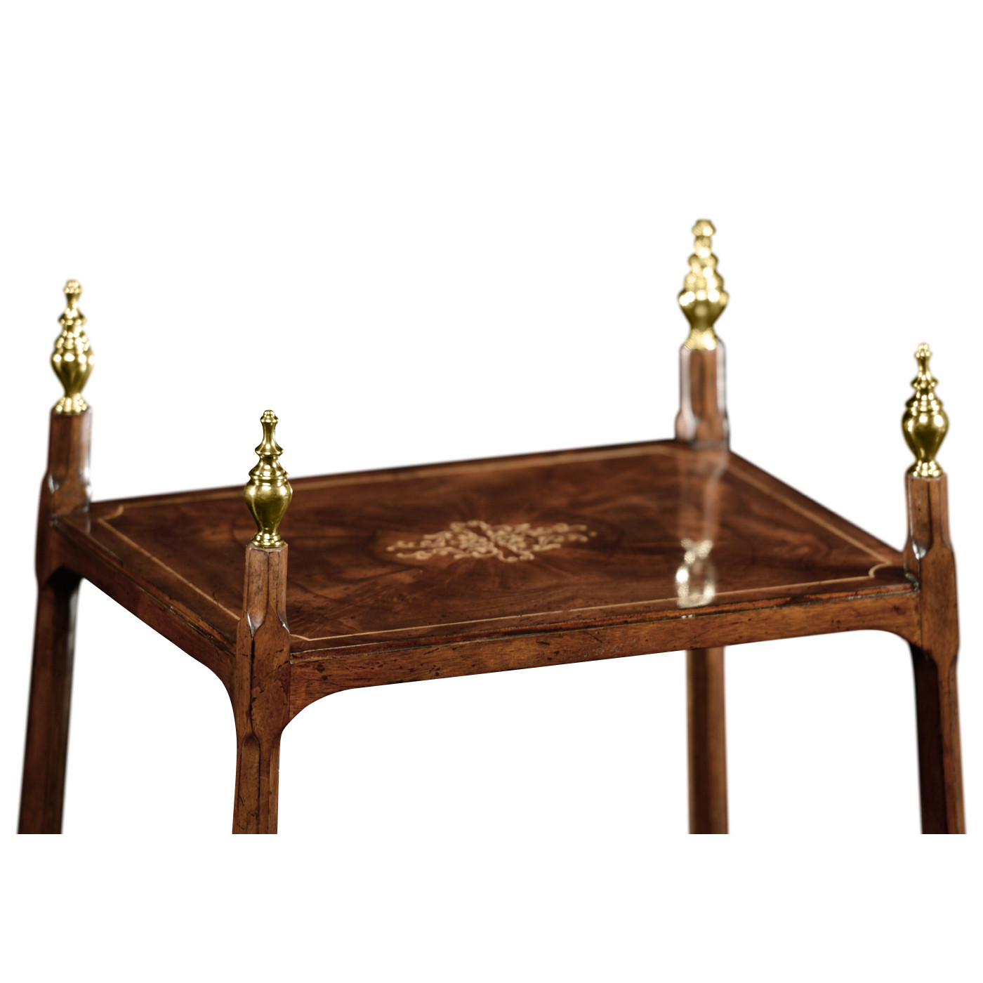 Regency style mahogany three tier étagère