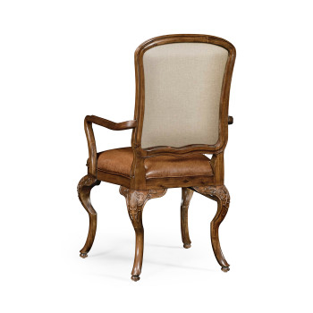 Duchess Burr Walnut Arm Chair