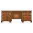 Burl & Mother of Pearl Faux Partners Desk