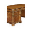 Burl & Mother of Pearl Faux Partners Desk