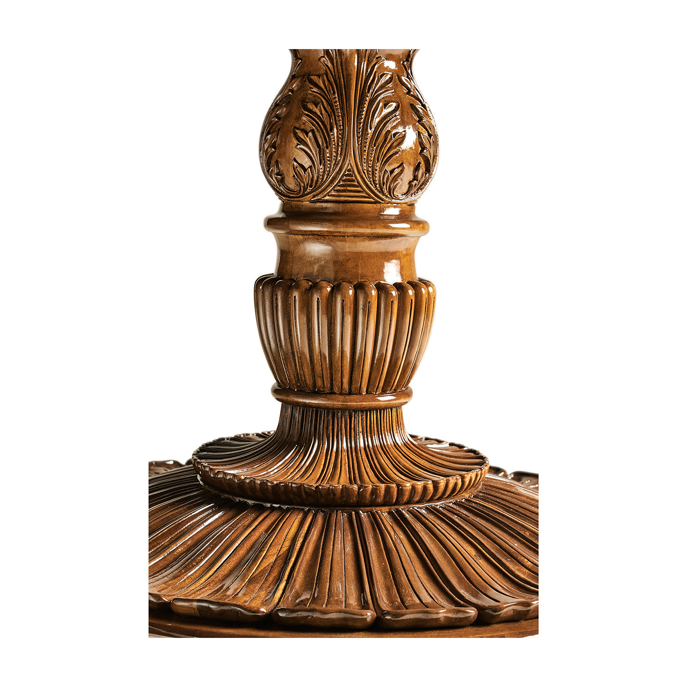 Burl & mother of pearl centre table