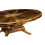 Biedermeier Style Oval Dining Table with Fine Mop & Marquetry Inlay 96
