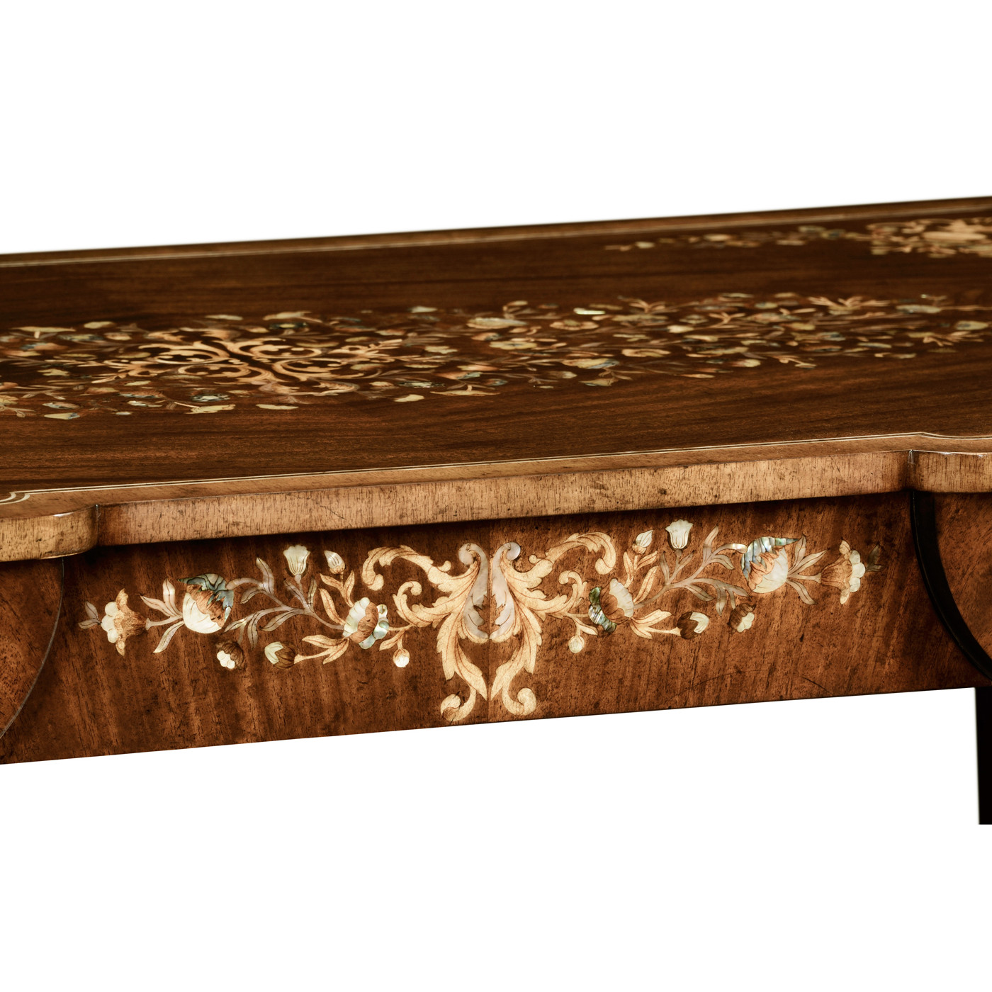 Mahogany dressing table with fine MOP & marquetry inlay