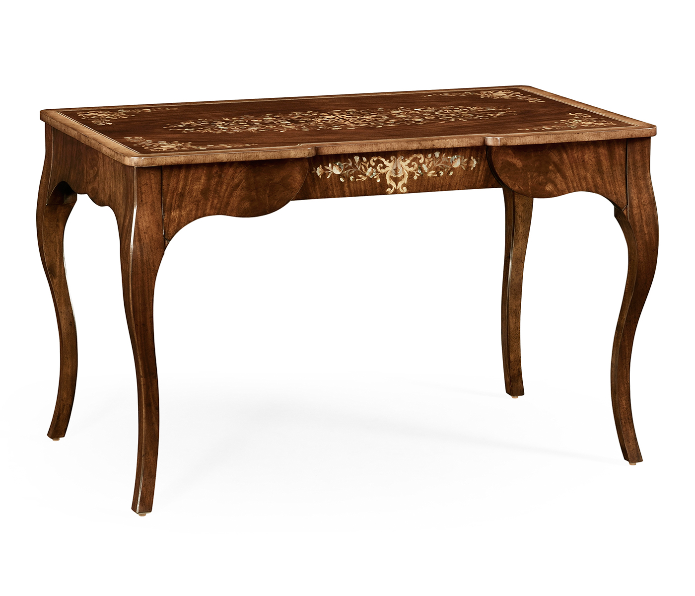 Mahogany dressing table with fine MOP & marquetry inlay