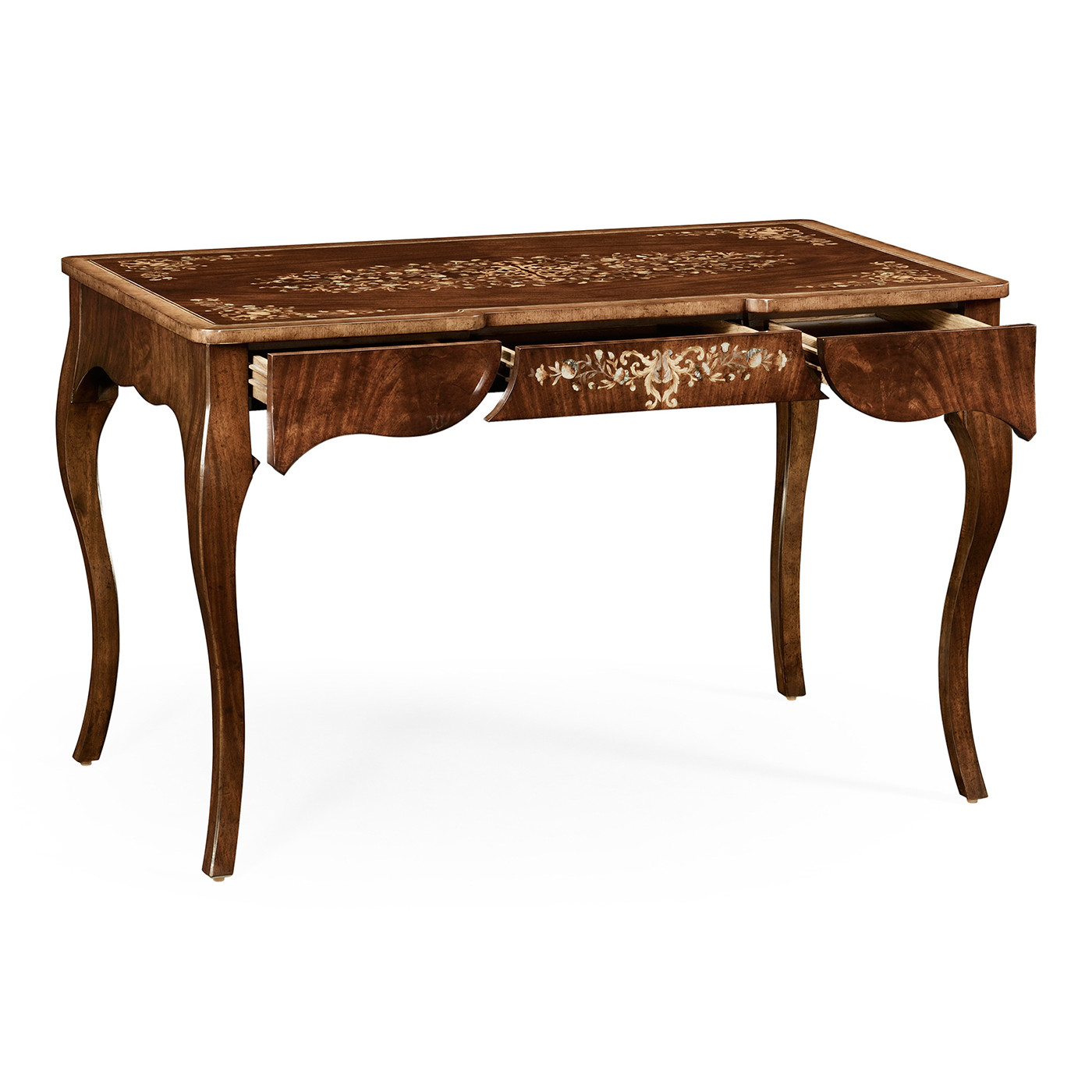 Mahogany dressing table with fine MOP & marquetry inlay