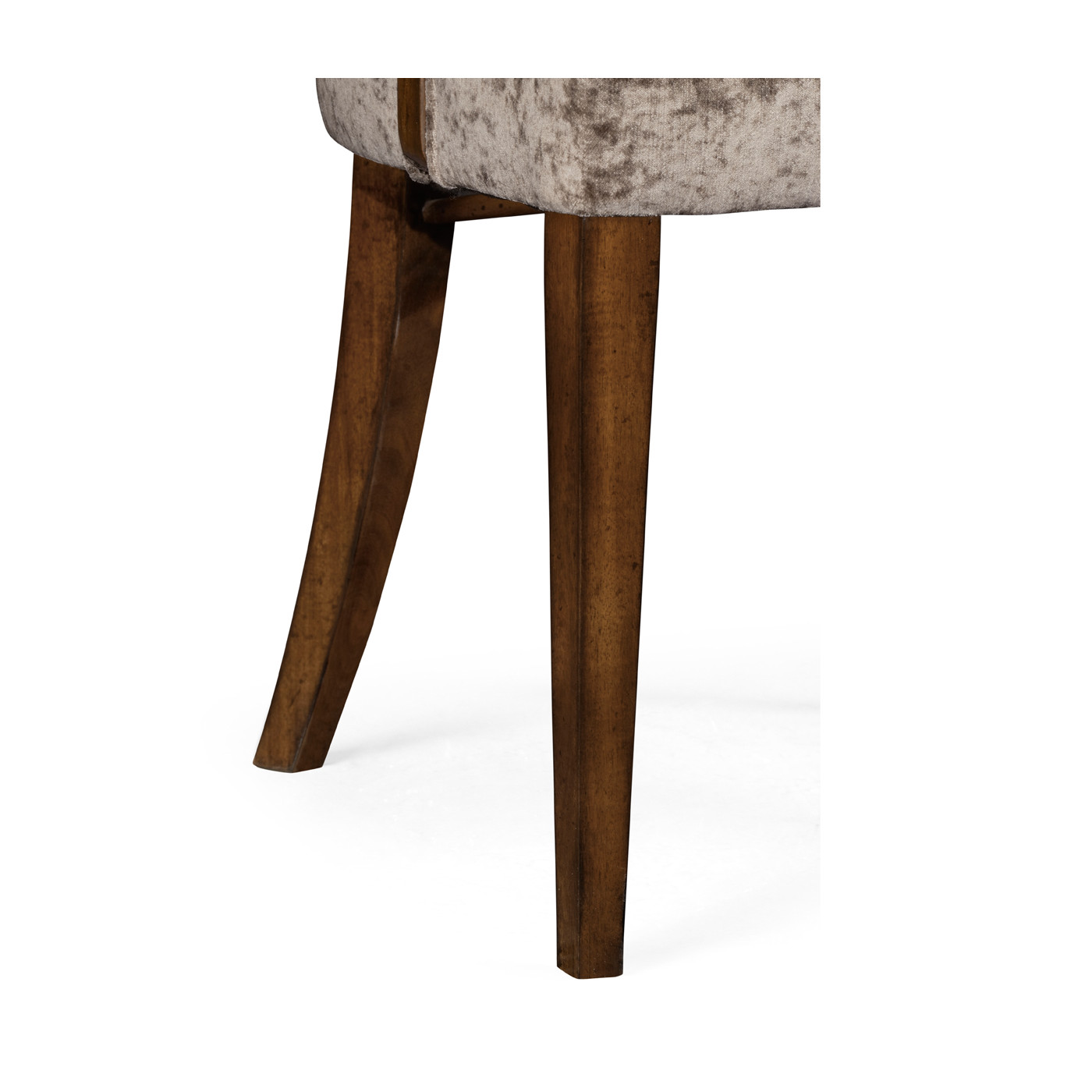 Biedermeier Style Dining Arm Chair with Fine Mop & Marquetry Inlay