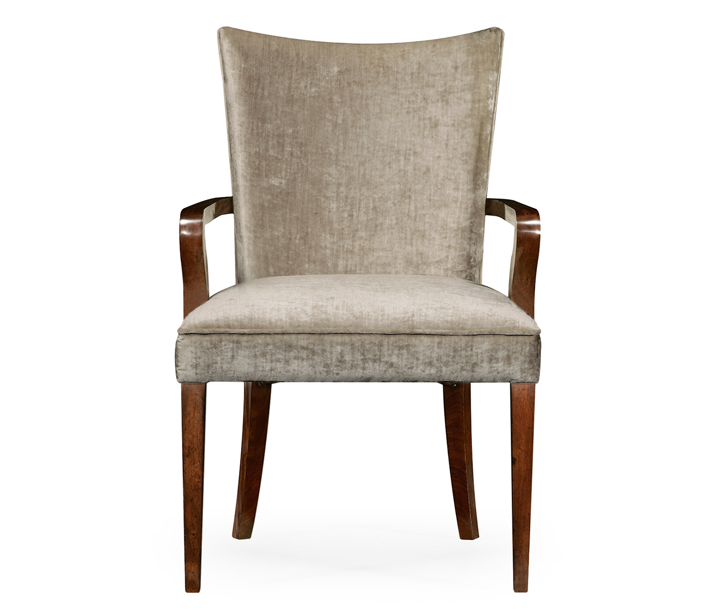 Biedermeier Style Dining Arm Chair with Fine Mop & Marquetry Inlay