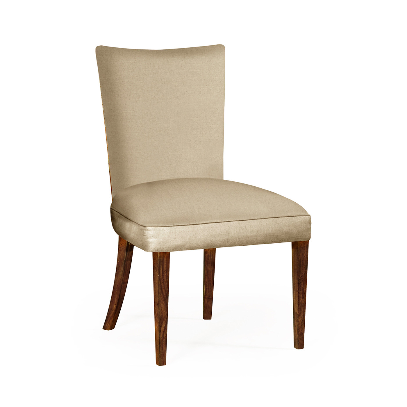 Biedermeier Style Dining Side Chair with Fine Mop & Marquetry Inlay