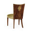 Biedermeier Style Dining Side Chair with Fine Mop & Marquetry Inlay
