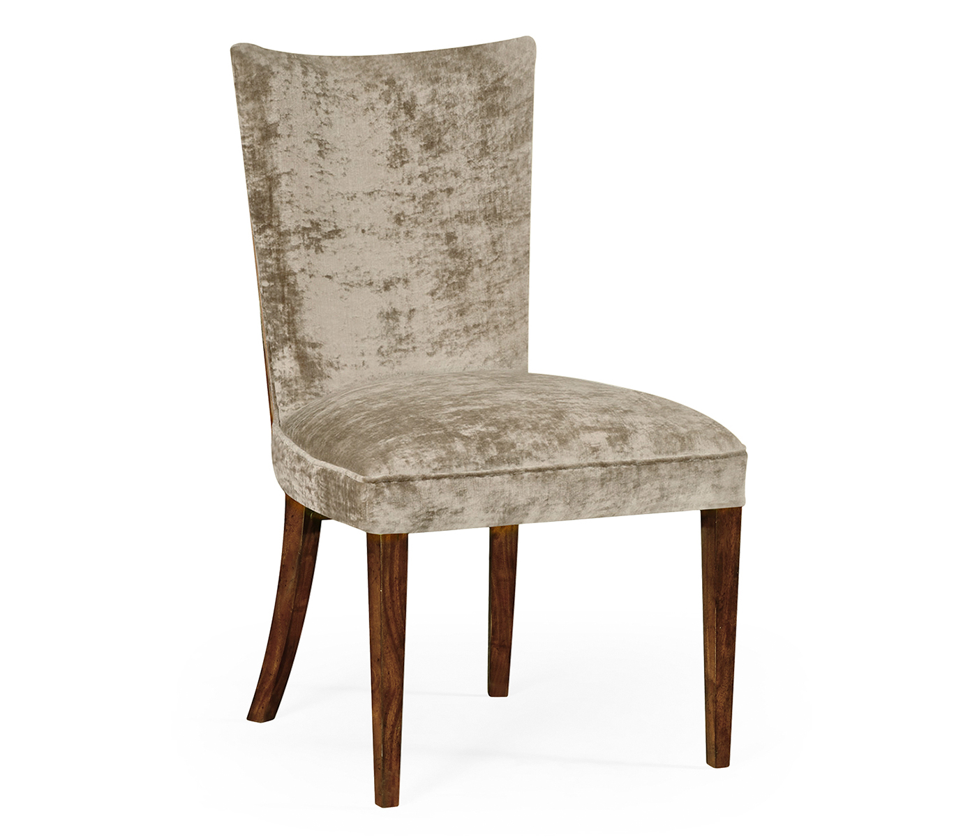 Biedermeier Style Dining Side Chair with Fine Mop & Marquetry Inlay
