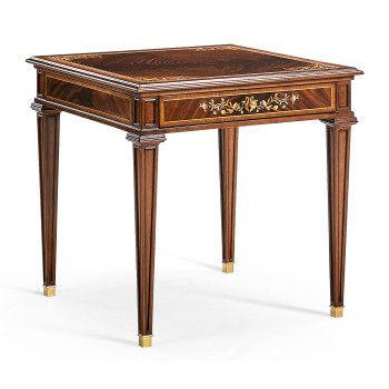 Square Mahogany Side Table