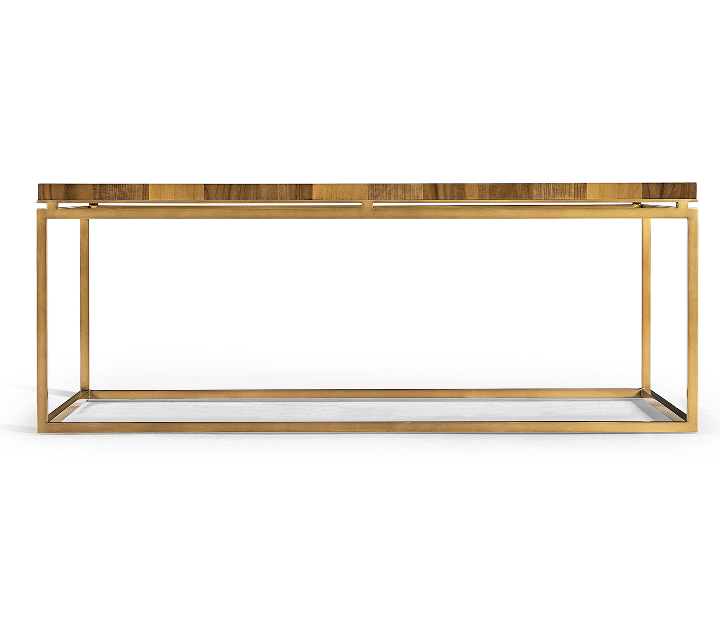 Rectangular Bookmatched Walnut Coffee Table