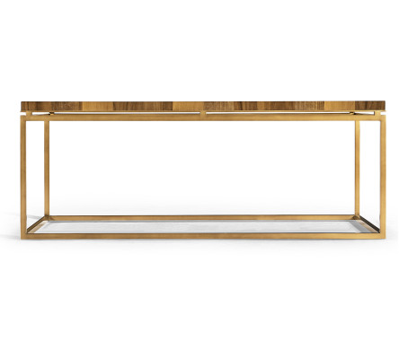 Rectangular Bookmatched Walnut Coffee Table