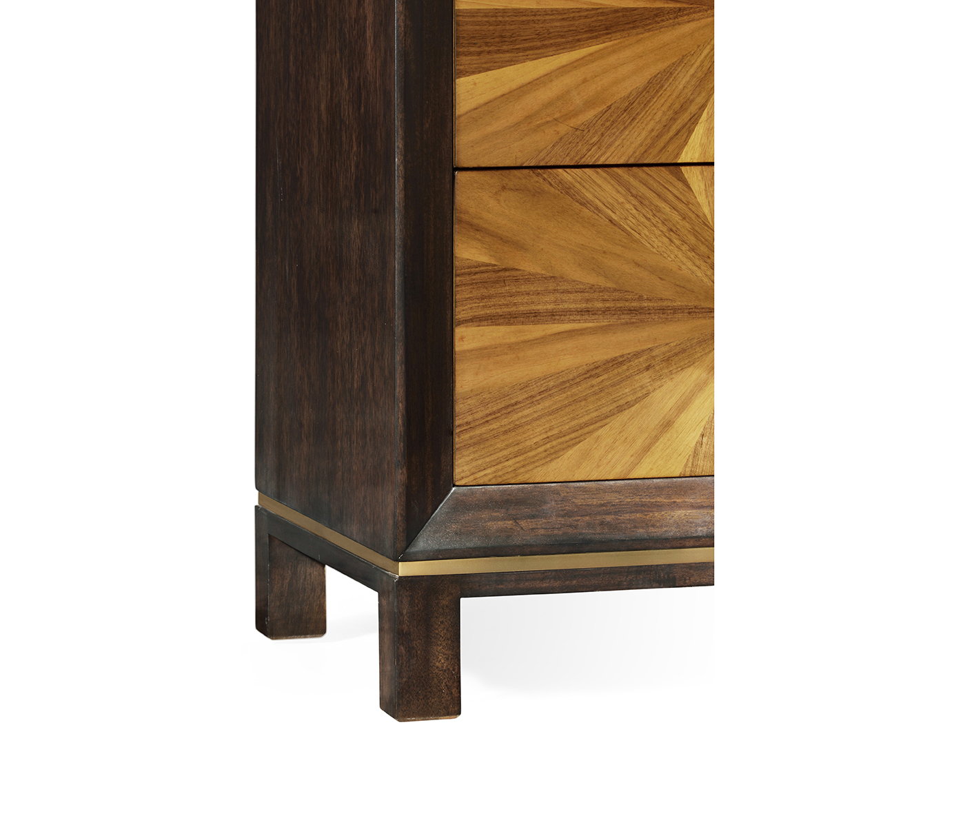 Bookmatched Walnut Chest of Drawers