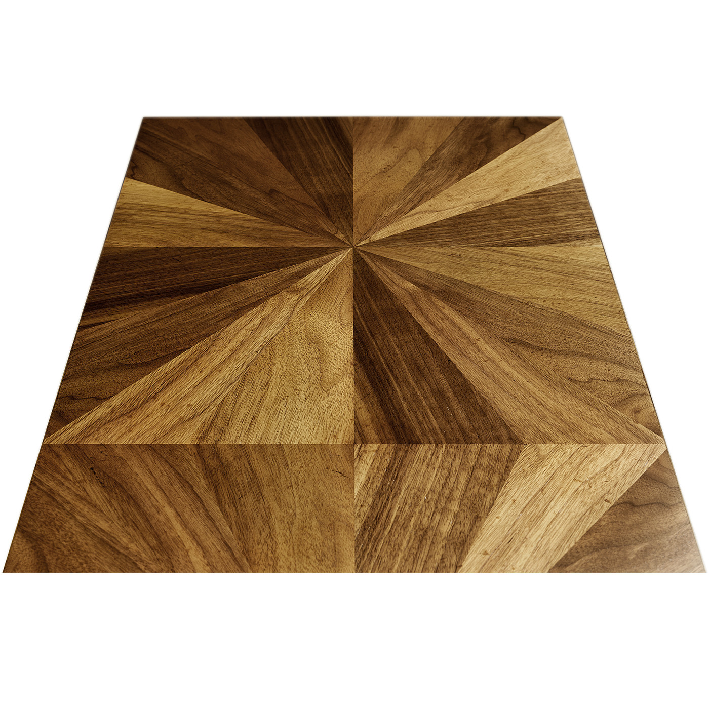 Bookmatched Walnut Console Table