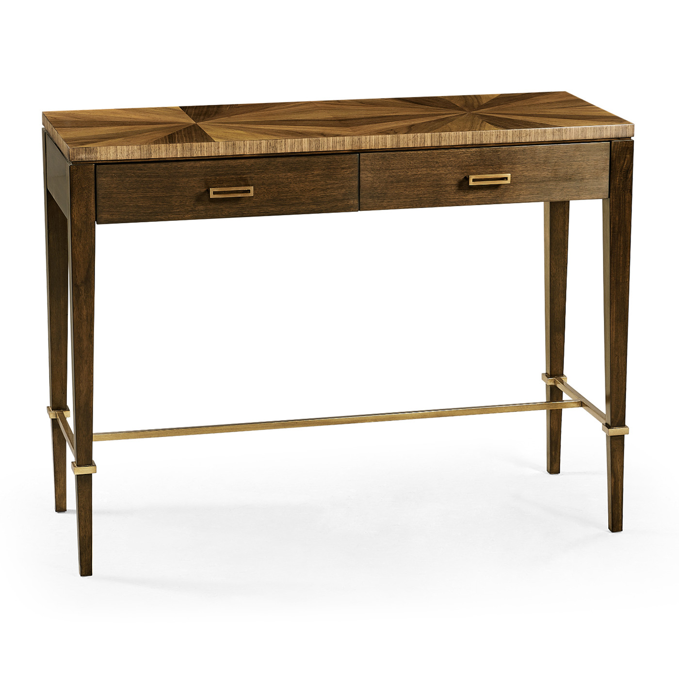 Bookmatched Walnut Console Table