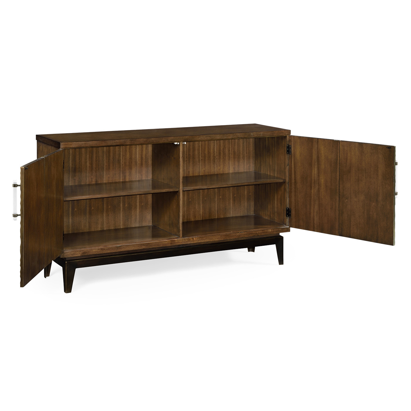 Textured Chestnut Storage Cabinet