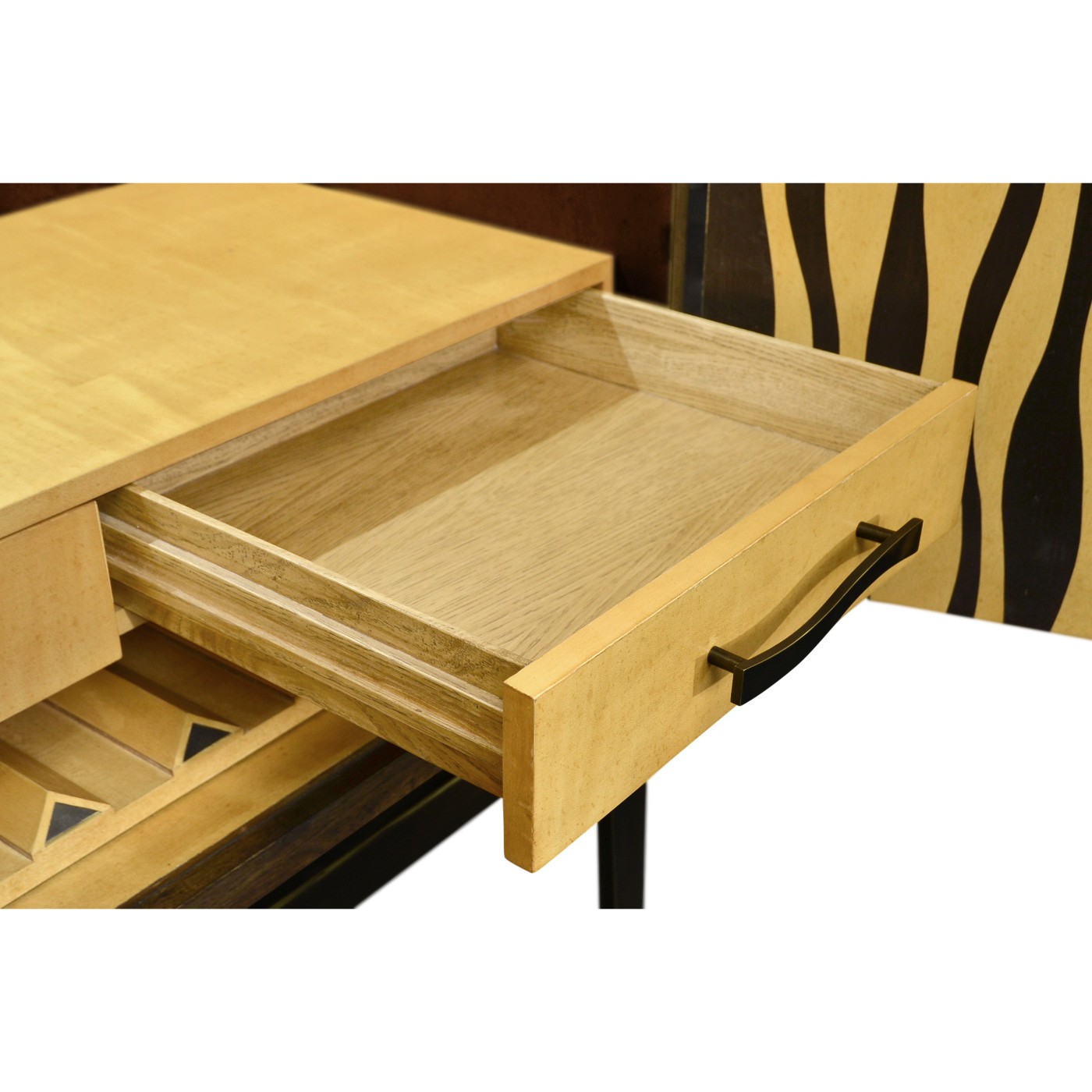 Textured Chestnut Drinks Cabinet