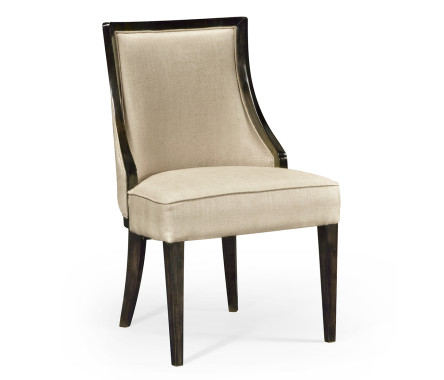 Smoked Grey Eucalyptus Dining Side Chair
