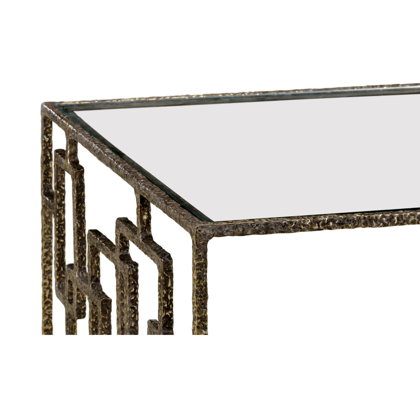 Brass & Glass Coffee Table
