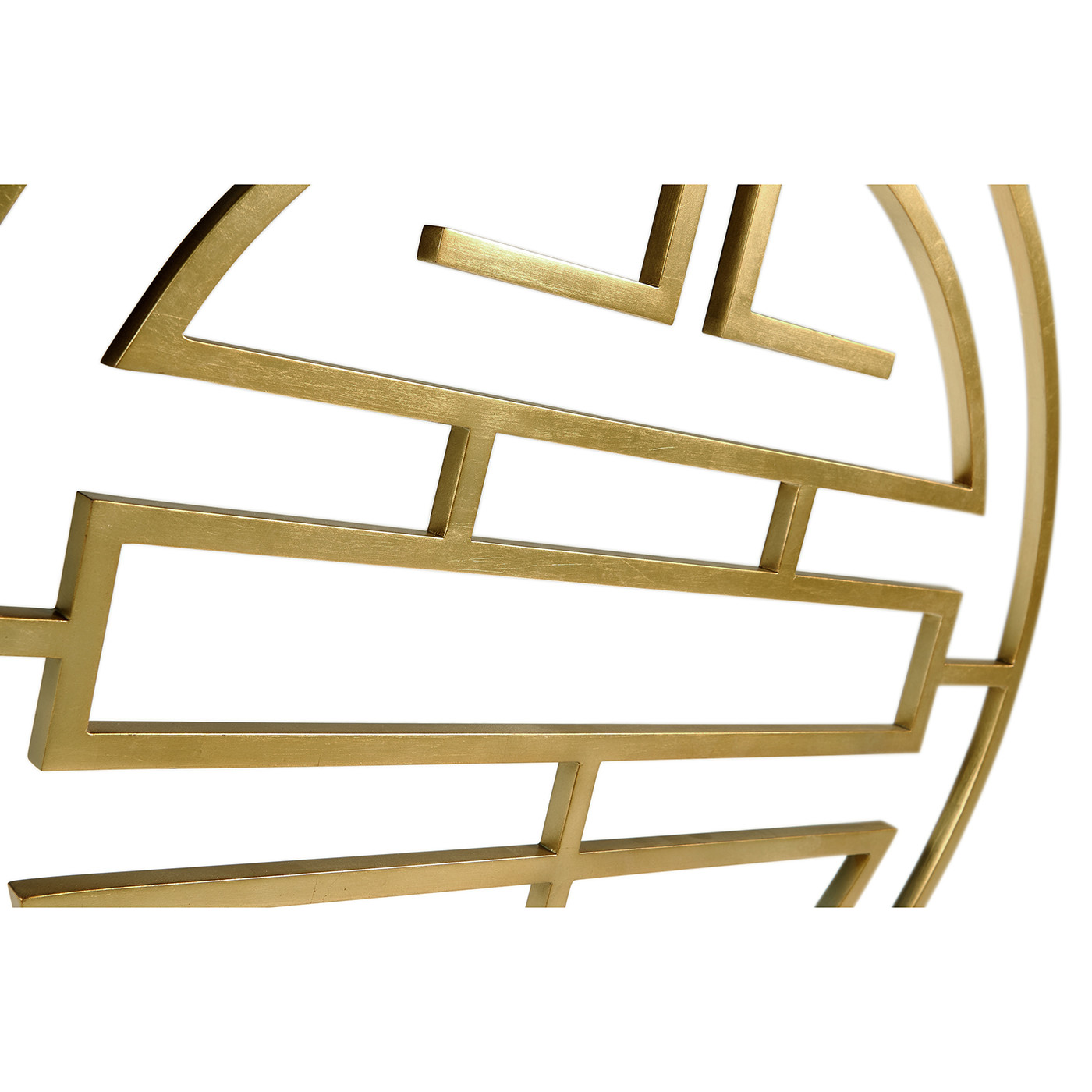 Gilded Oriental Medallion Emperor Red Console Table 