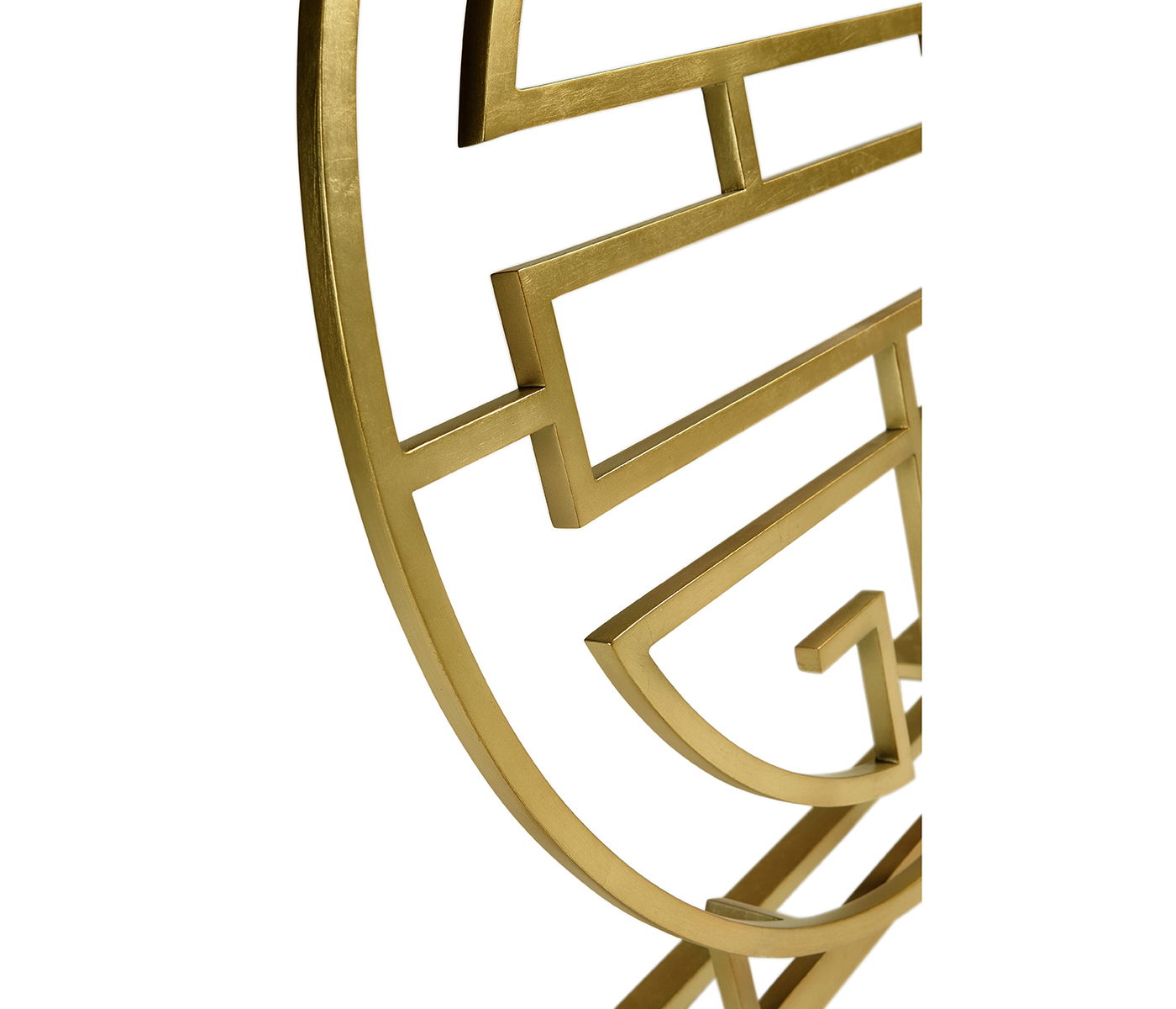 Gilded Oriental Medallion Emperor Red Console Table 