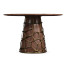 Circular Natural Walnut Dining Table 48