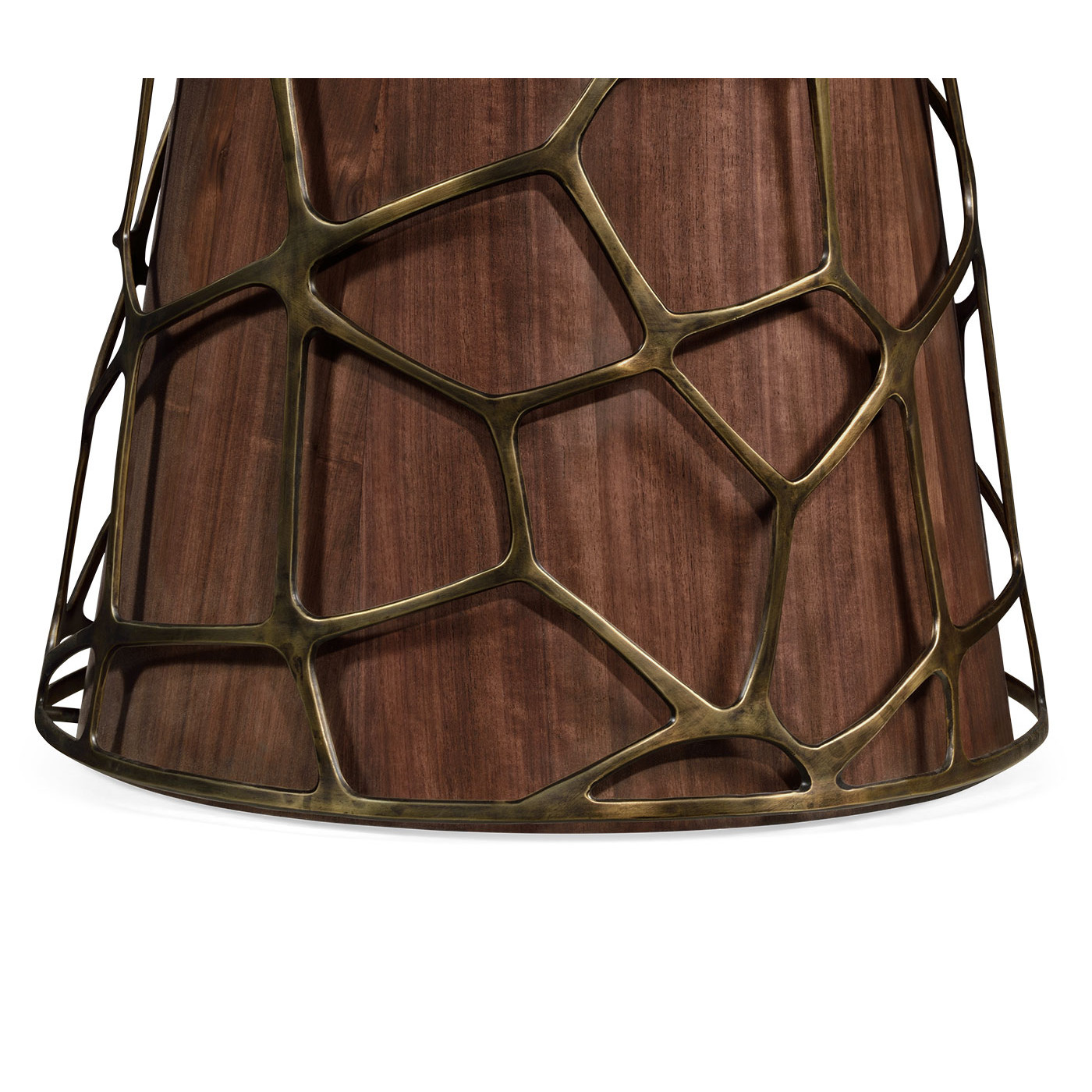 Circular Natural Walnut Dining Table 48