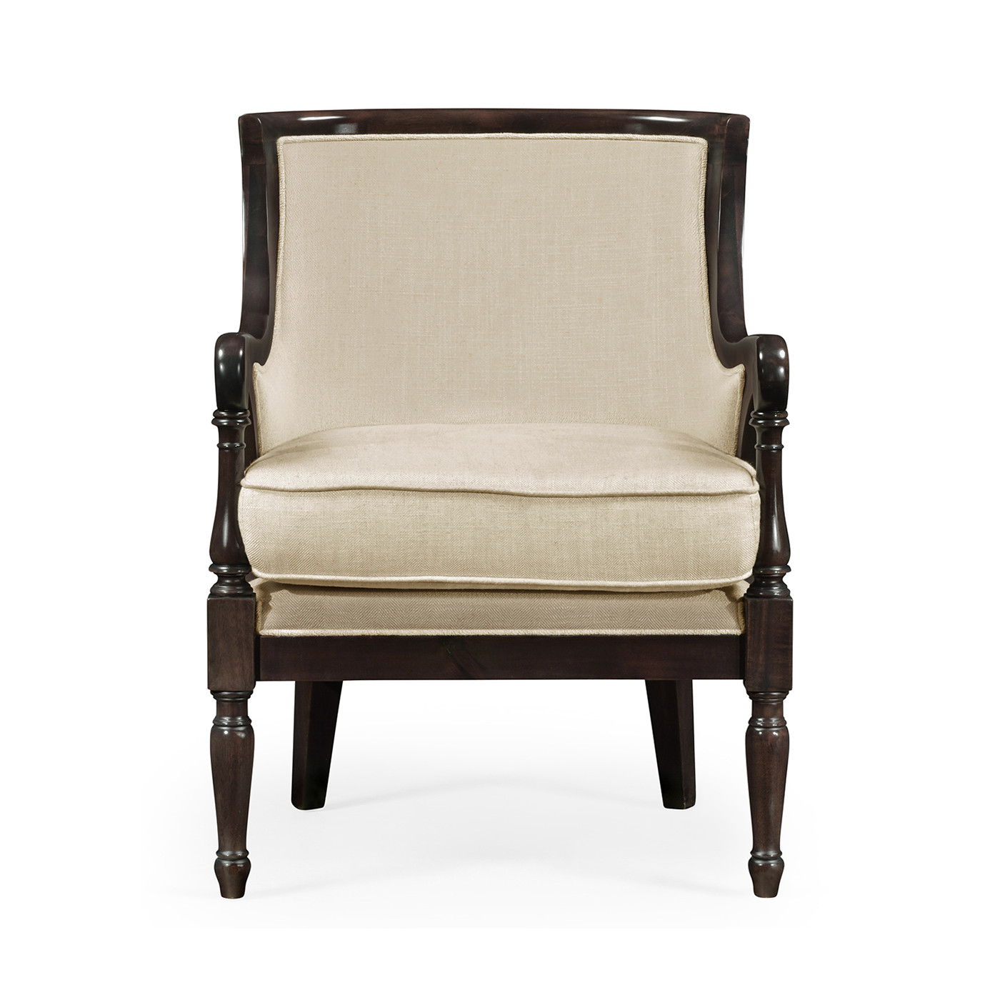 Langkawi Curved Rattan Back Occasional Chair