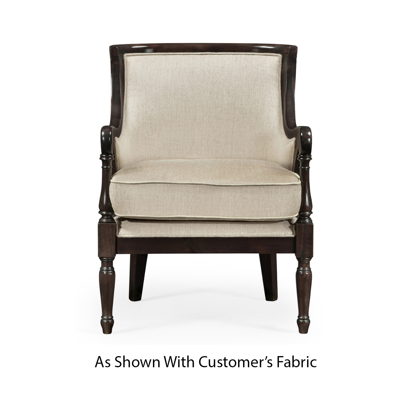 Langkawi Curved Rattan Back Occasional Chair