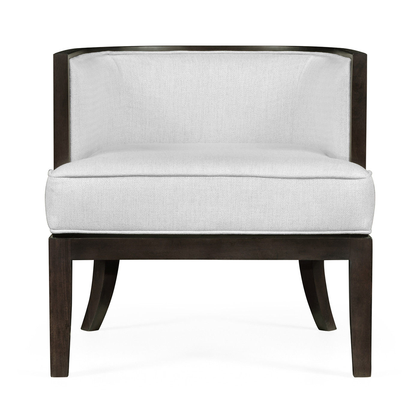 Langkawi Occasional Tub Chair with Rattan Matte Back