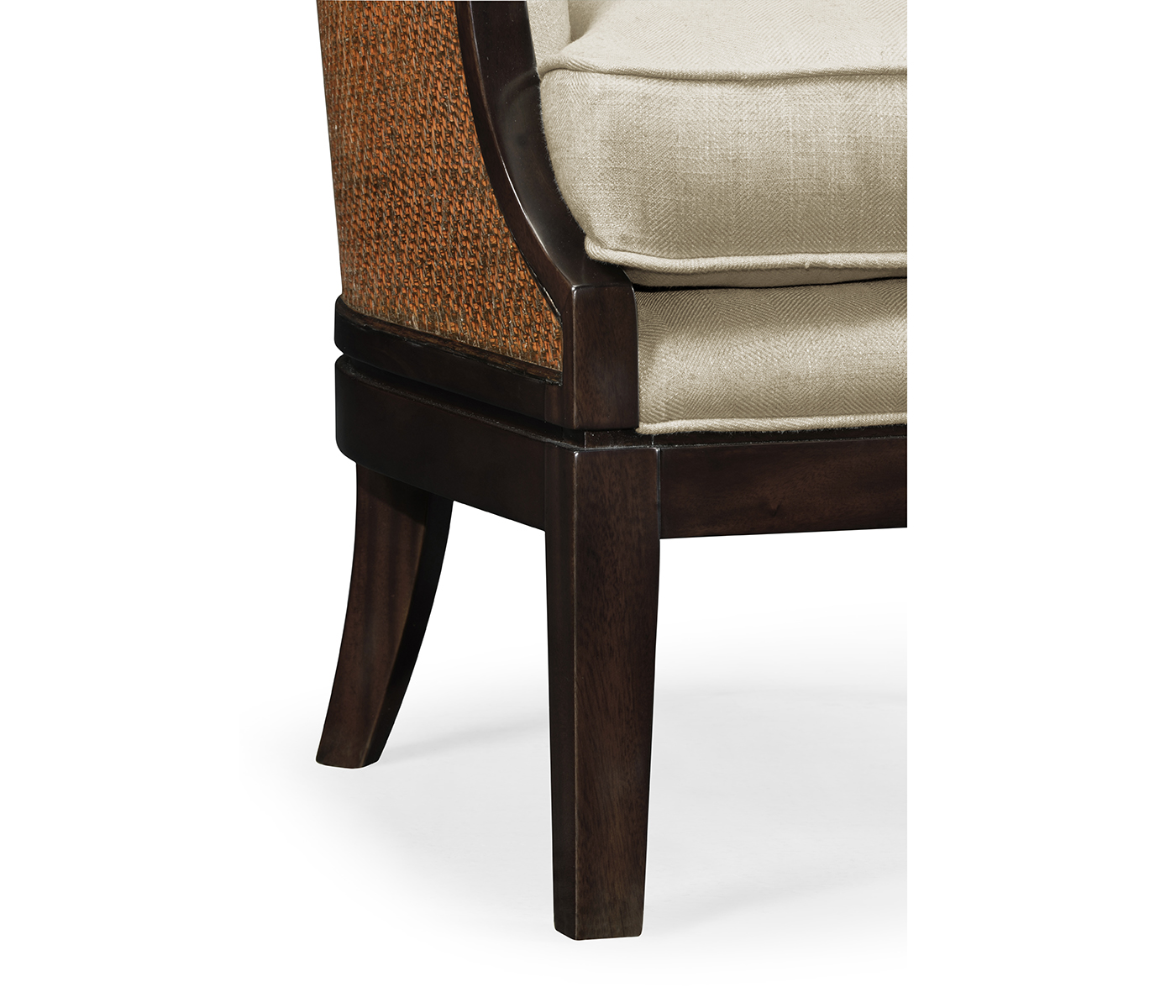 Rouded Langkawi Rattan Back Dining Chair