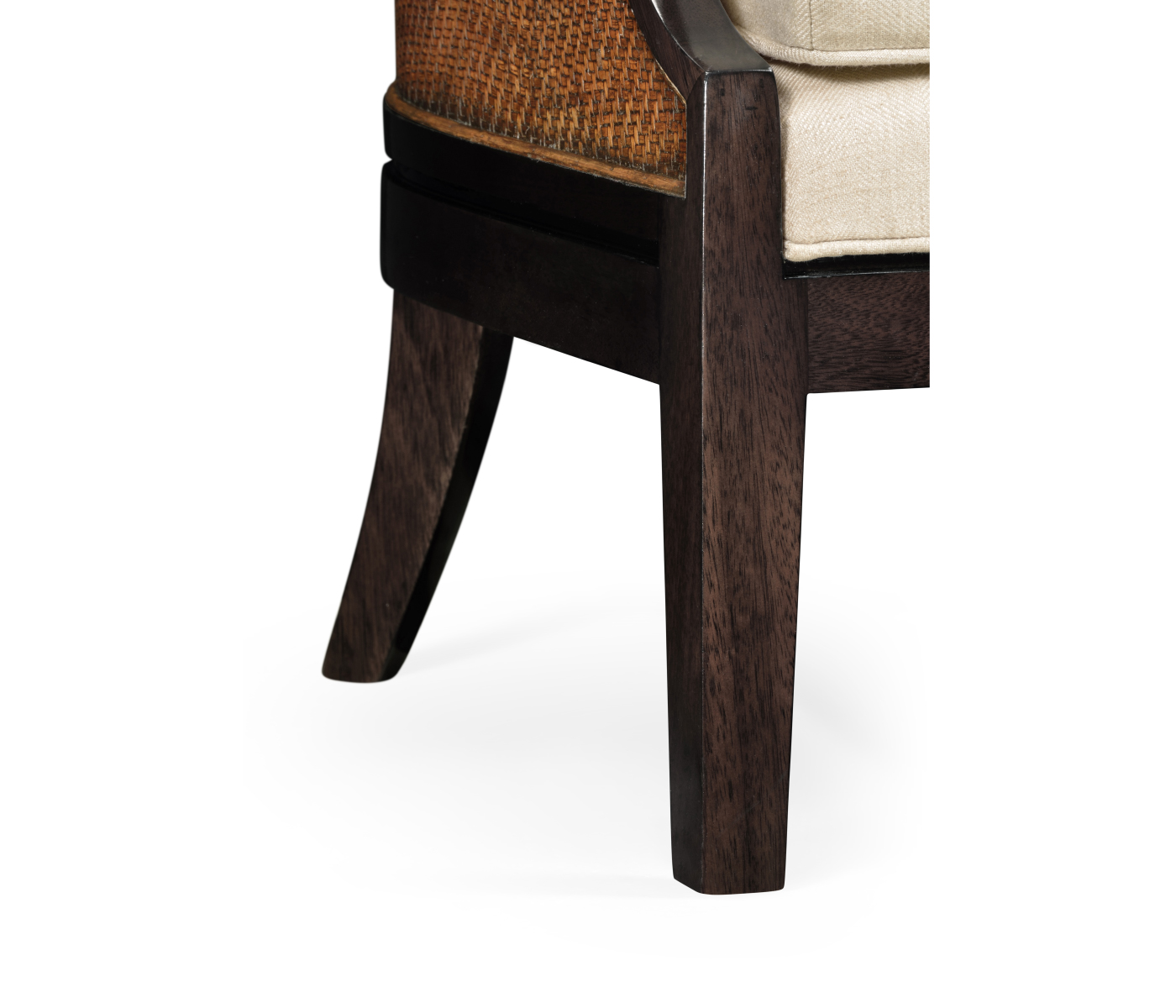 Rouded Langkawi Rattan Back Dining Chair