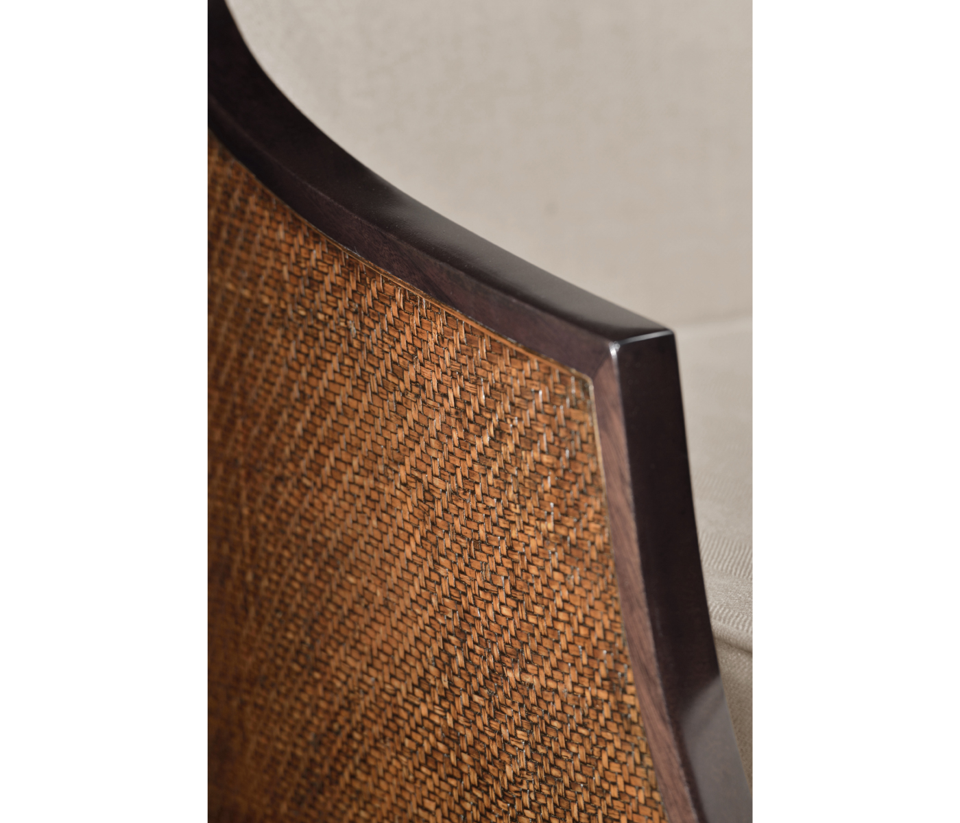 Rouded Langkawi Rattan Back Dining Chair