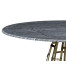 Round Geometric Dome Brass Dining Table with A Grey Marble Top 51
